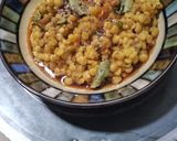 A picture of step 5 of Tawa daal fry dhaba style.