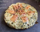 Une image de l'étape 4 de Quiche sans pâte, brocolis, camembert.