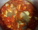 A picture of step 5 of Simple Crab Rice Noodle Soup (Bún riêu cua đồng).