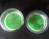 Foto langkah ke 3 dari resep Puding Santan Pandan.