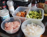 รูปขั้นตอนการทำที่ 3 ของ ราดหน้าหมู คีโต Keto