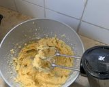 A picture of step 6 of Frieda’s Rhubarb Cake.