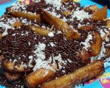 Foto langkah ke 3 dari resep Pisang Coklat Keju.