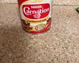 A picture of step 1 of Biscoff fudge.