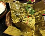 Eggplant Paturi (Eggplants cooked in Banana Leaf - Bengali Fusion Style) recipe step 7 photo