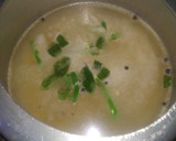 A picture of step 2 of Kodo millet pongal.
