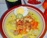 Foto langkah ke 5 dari resep Soto kikil kuah kuning.