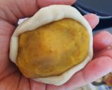A picture of step 6 of Puran poli.