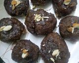 A picture of step 1 of Chocolicious balushahi Baked chocolate flavoured balushahi.