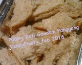 Foto langkah ke 3 dari resep Puding Roti Gandum Panggang.