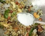 A picture of step 3 of Kerala Fried Coconut Rice.