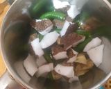 A picture of step 1 of Bottlegourd Majjiga Pulusu.