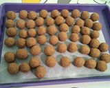 Egyszerű piskótagolyó recept fázis 3 fotója