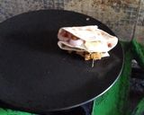 A picture of step 9 of Homemade stuffed roti Tortilla.