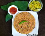 A picture of step 5 of Arbi Leaves Thepla /Parathas.