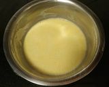 A picture of step 2 of Socca (Farinata)-A Gluten-Free Chickpea Flatbread.