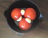 A picture of step 2 of California Farm Tomato Gazpacho Soup.