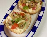 A picture of step 4 of Open sandwich.