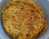 A picture of step 5 of Methi Leaves And Sweet Potato Roti Platter.