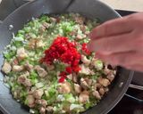 Foto del paso 2 de la receta Arroz basmati con panceta y langostinos