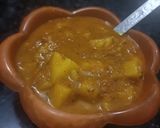A picture of step 7 of Aloo tamatar.