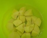 Csicseriborsó krémleves szezámmagos masnival recept fázis 2 fotója