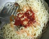 A picture of step 8 of Veg noodles.