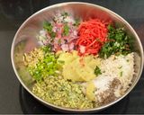 A picture of step 1 of KHATTA TEEKHA MOONG POHA CUTLET(Breakfast + Snack + Even a tiffin box 🗃️).