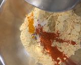 A picture of step 1 of Bread Pakoda.