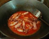 Foto langkah ke 7 dari resep Cumi asin balado.
