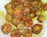 A picture of step 5 of Crispy Spicy karela Fry.