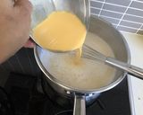 A picture of step 2 of Eggless Strawberry Custard.