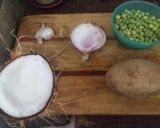A picture of step 1 of Peas kuruma.