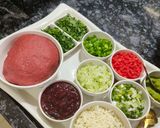 A picture of step 2 of Beetroot Paneer Paratha Bites.