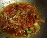 A picture of step 2 of Aloo ki katliyan.