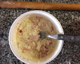 Foto del paso 4 de la receta: Tarta de ricota - jamón cocido - queso individual 🥧