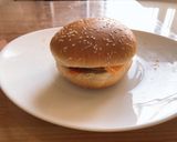 Hình bước làm 1 của món Hambuger