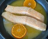 A picture of step 3 of Salmon with Orange Sauce.