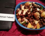 A picture of step 3 of Black chickpeas salad.