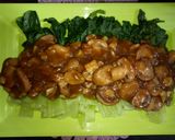Foto langkah ke 5 dari resep Pokcoy siram jamur.