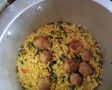 A picture of step 1 of Soya Veg Pulao.