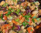 A picture of step 4 of Caponata.