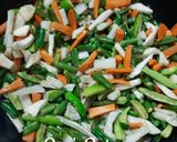 A picture of step 1 of Hyderabadi Tarkari ka Achar/Vegetable Pickle with Raw Tamarind.
