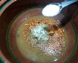 A picture of step 4 of Imli or khajoor ki chutney.