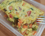 Foto del paso 5 de la receta: Pastel ZZ (zapallo italiano y zanahoria)