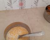 A picture of step 2 of Boondi ratia with onion veg.