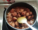 A picture of step 5 of Soya chunks dry Manchurian.
