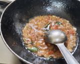 A picture of step 5 of Spicy misal pav.