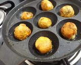 A picture of step 2 of Yam pakodi chaat.