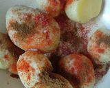 A picture of step 2 of Sabudanna vada.